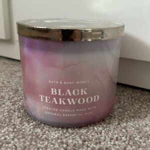 Black Teakwood Candle